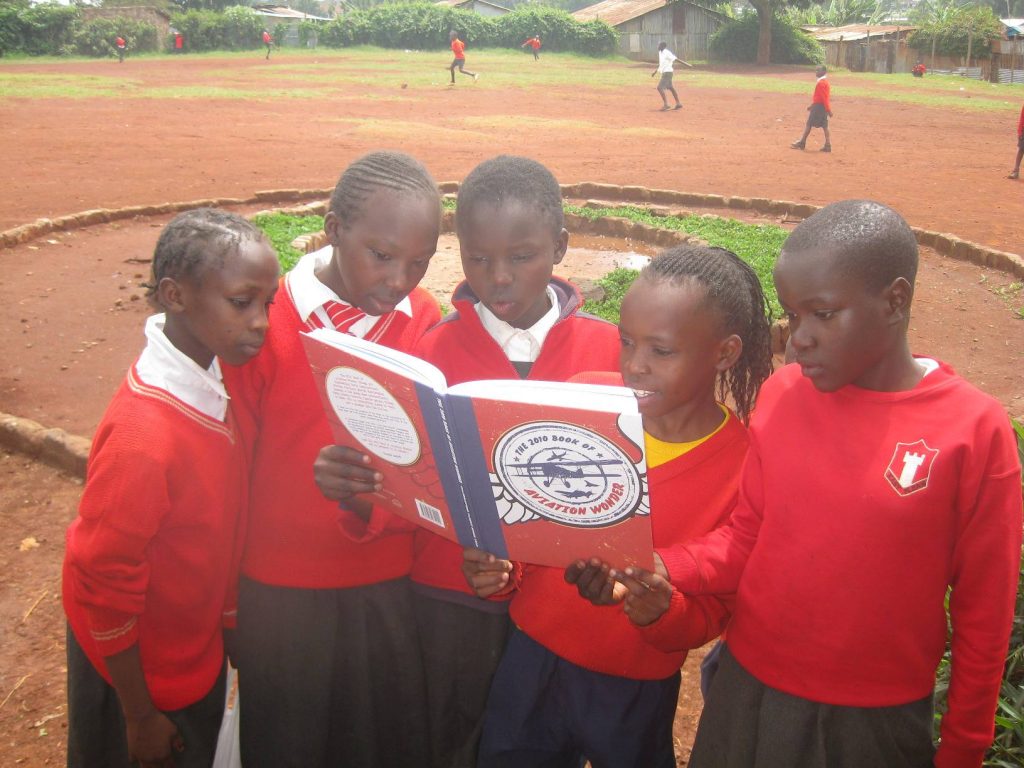 Pupils at Desai Memorial Primary School