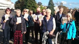 Walkers with Bristol800 guide book