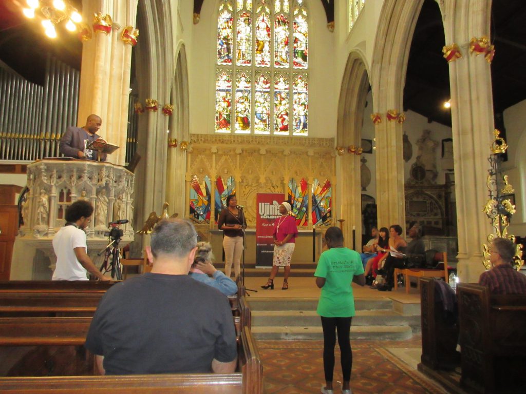 Speakers in church