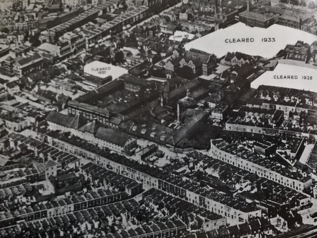 Aerial view of Bristol housing