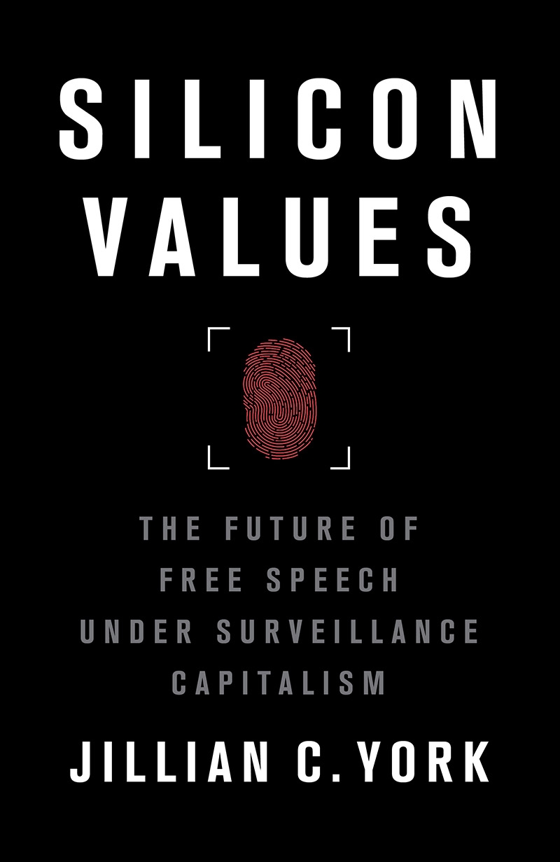 Book cover of Silicon Values by Jillian C York