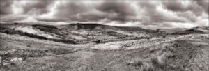 The open expanse behind Ton-Pentre